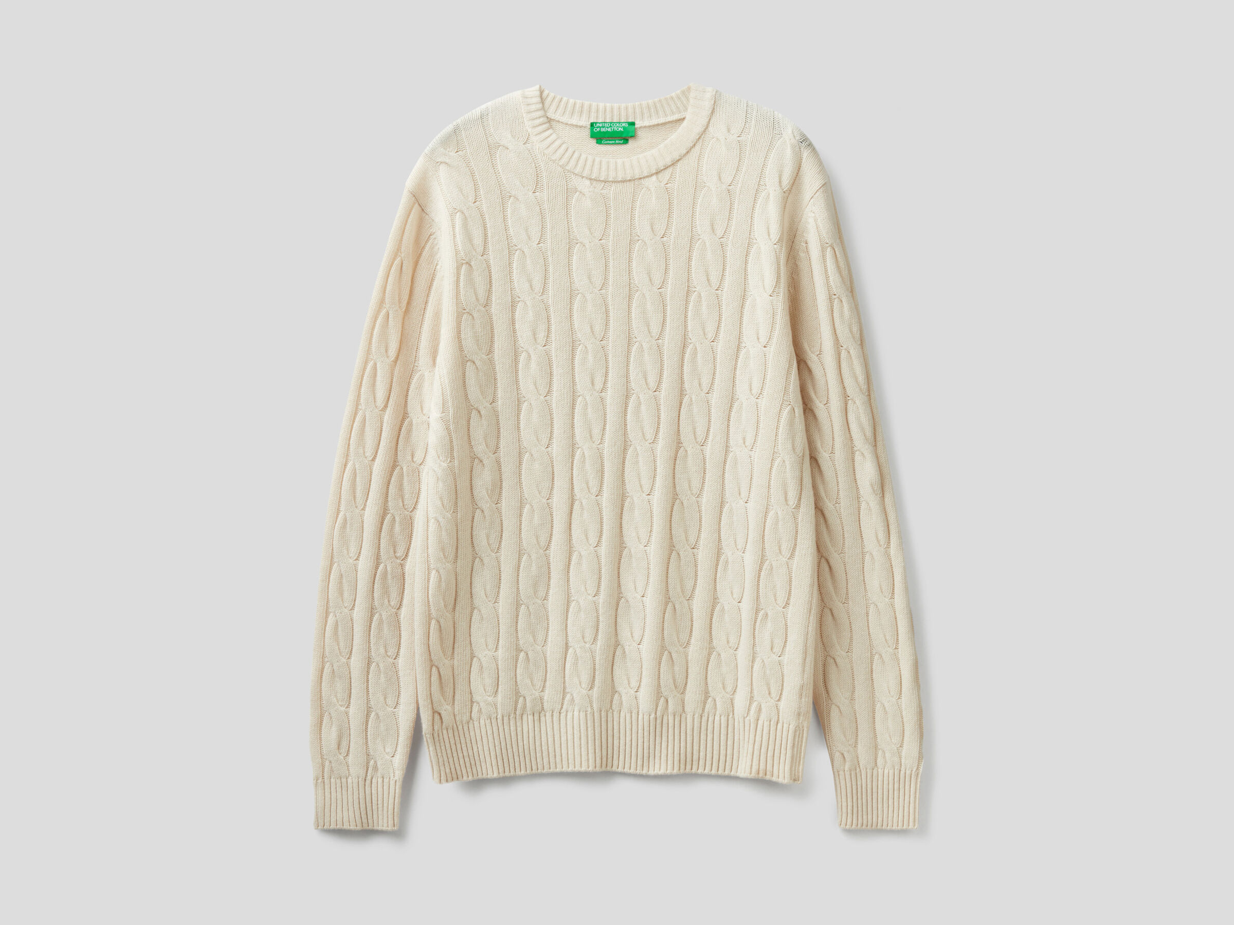 Jersey de ochos de cachemir mixto image number 4
