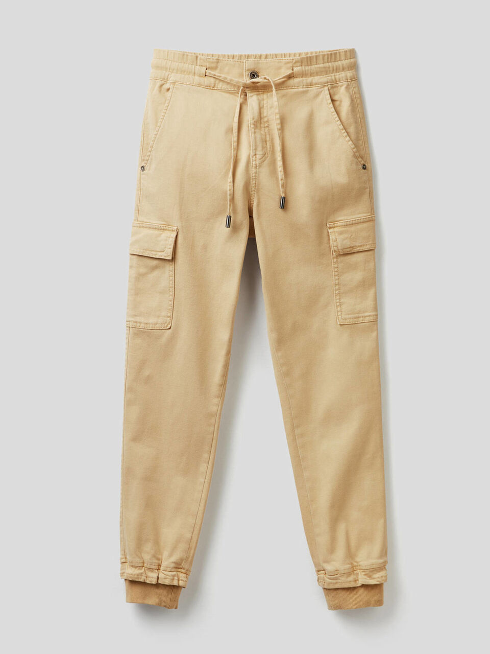 Pantalón cargo slim fit de algodón elástico image number null