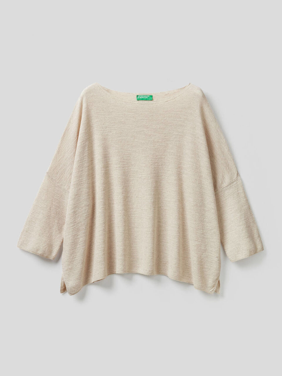 Jersey labrado con escote barco image number 1