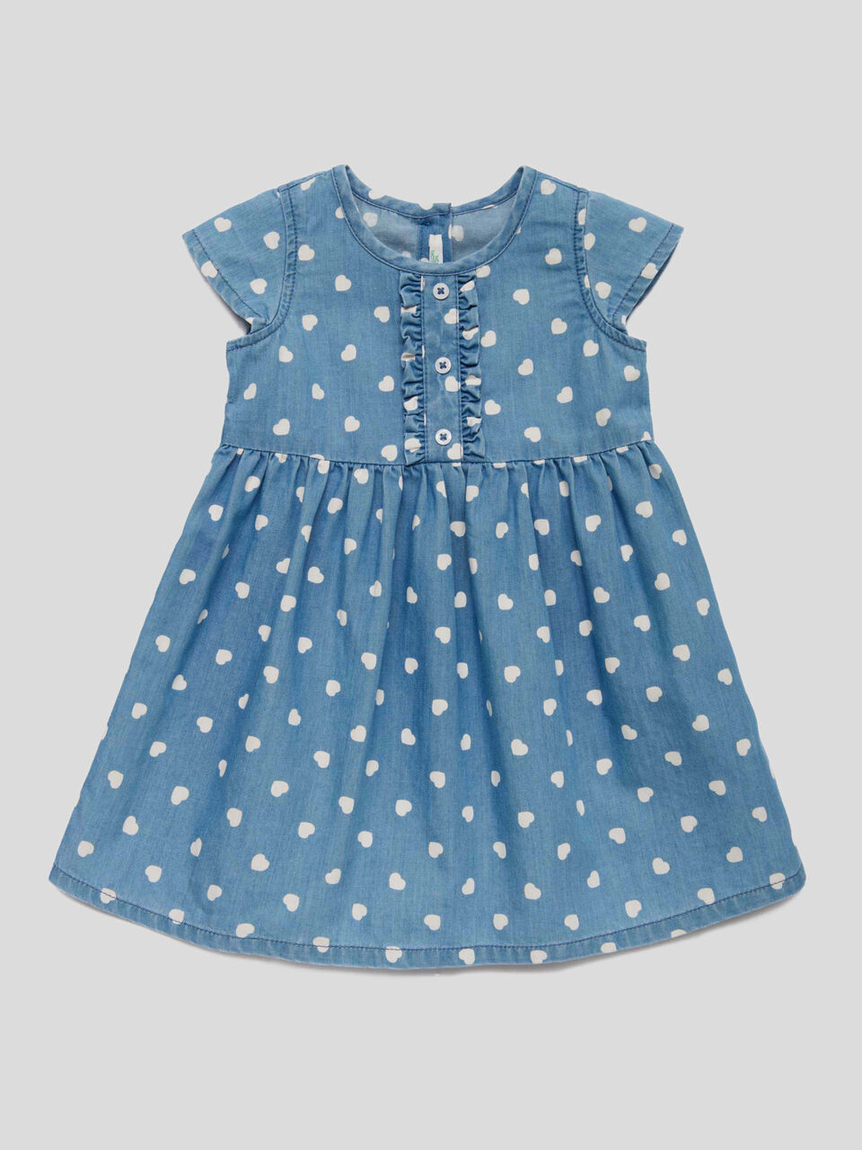 Vestido con estampado de corazones image number 1