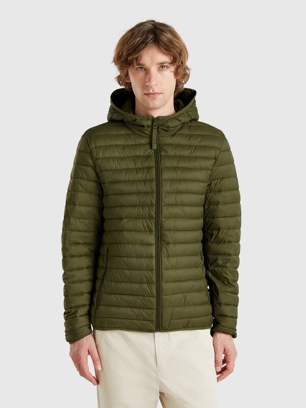 Plumífero regular fit con acolchado  Hombre