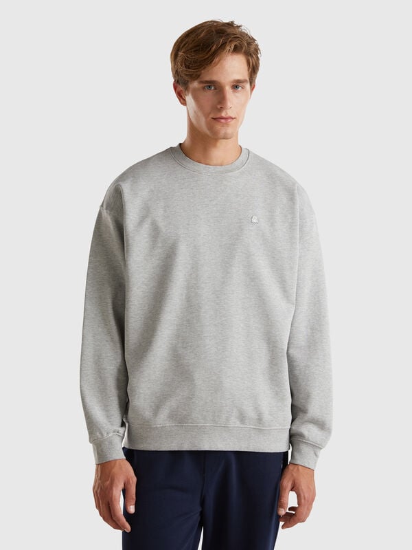 Sudadera con parche del logo Hombre