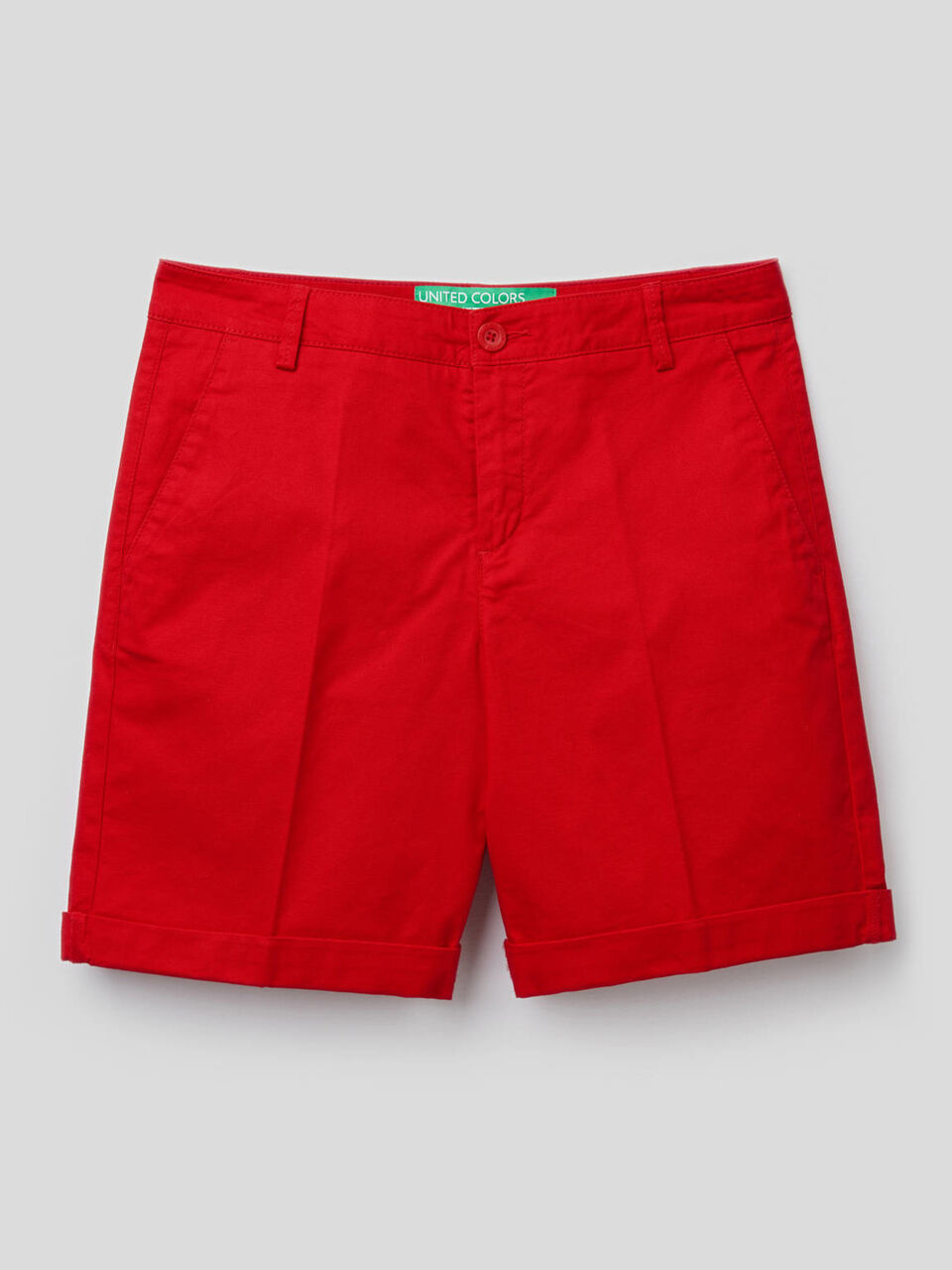 Bermudas de algodón elástico image number 1