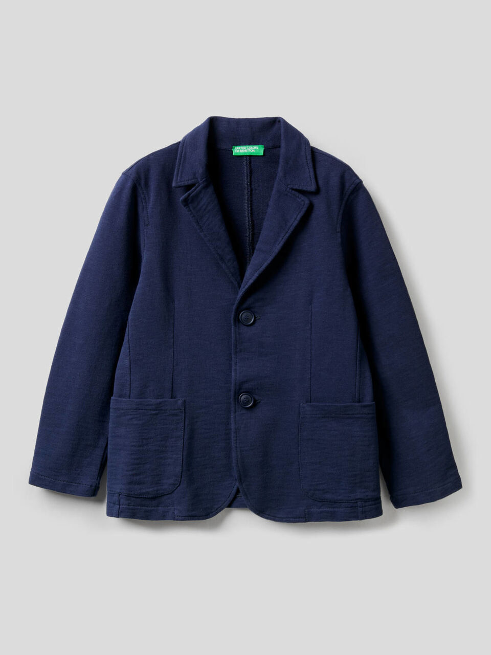 Blazer de felpa de algodón puro image number 1