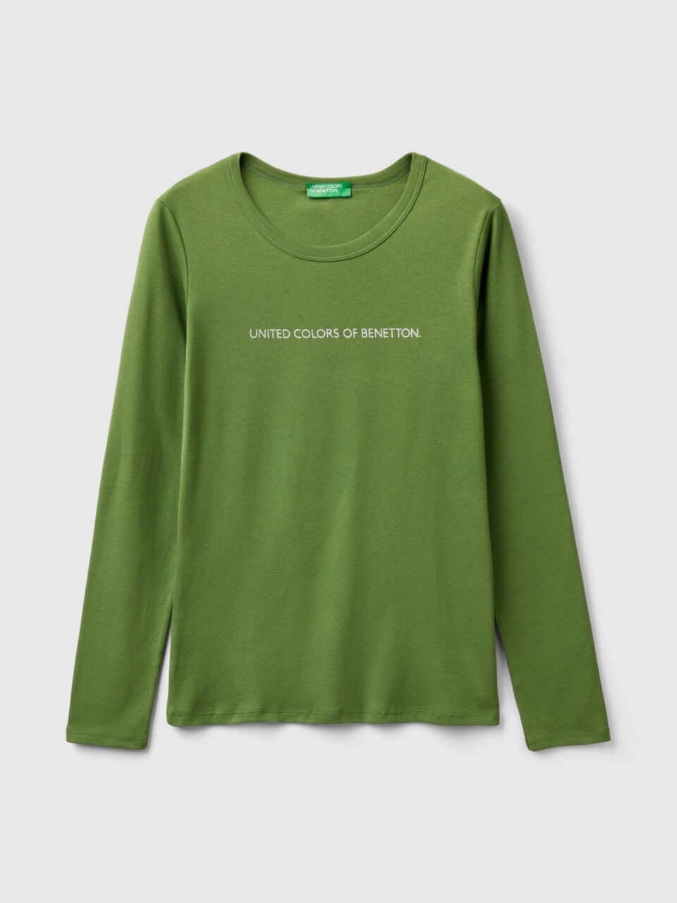 Benetton camisetas manga online larga mujer