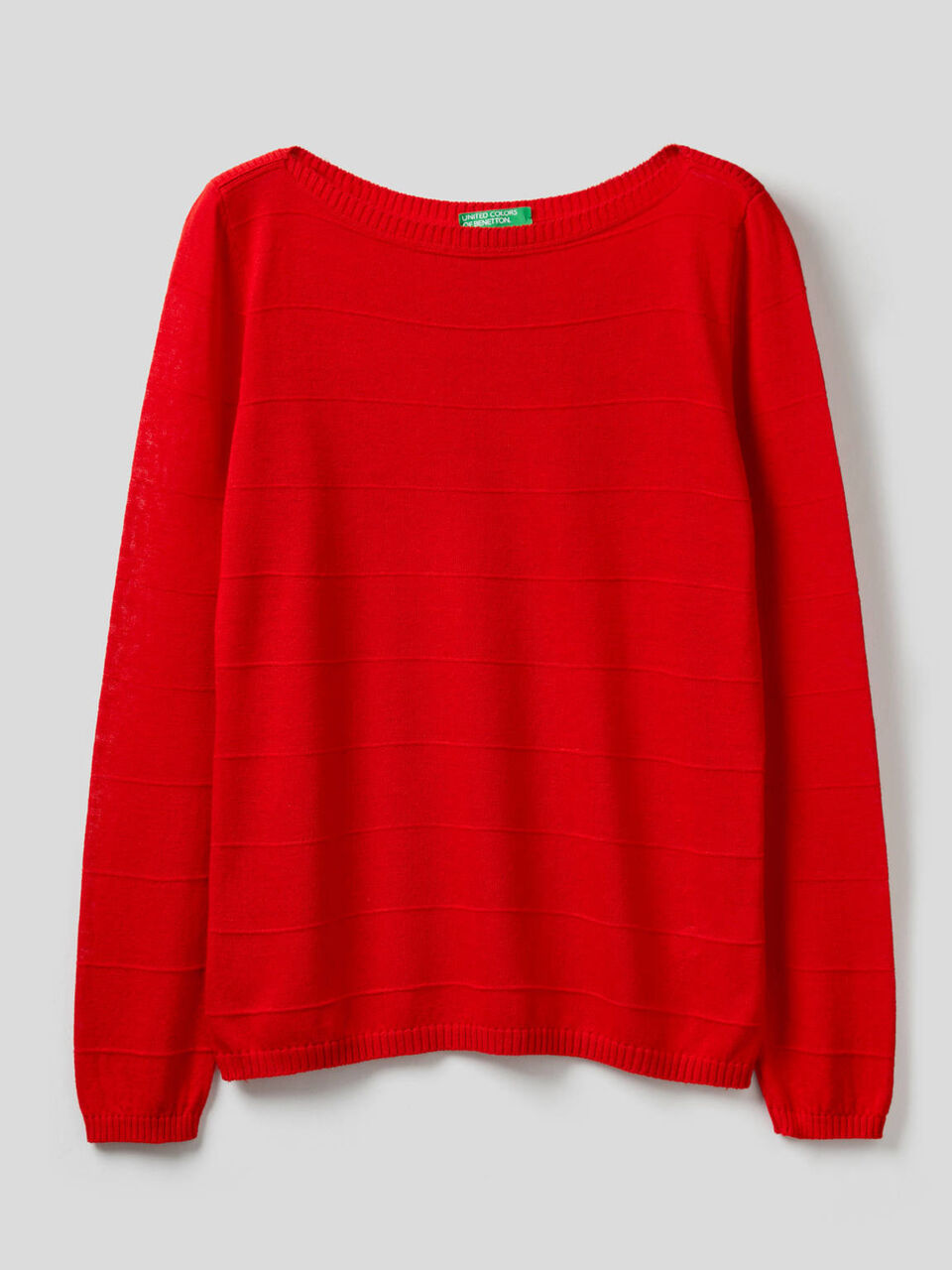 Jersey con escote barco image number 1