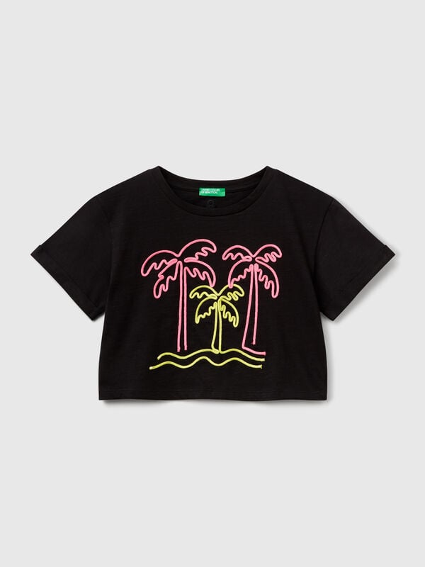camiseta con bordado Niña