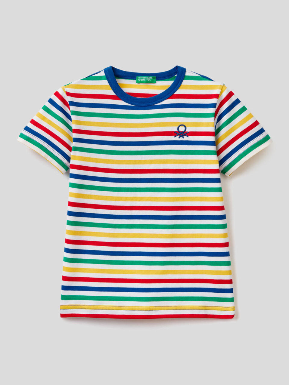 Camiseta de rayas de 100% algodón image number 1