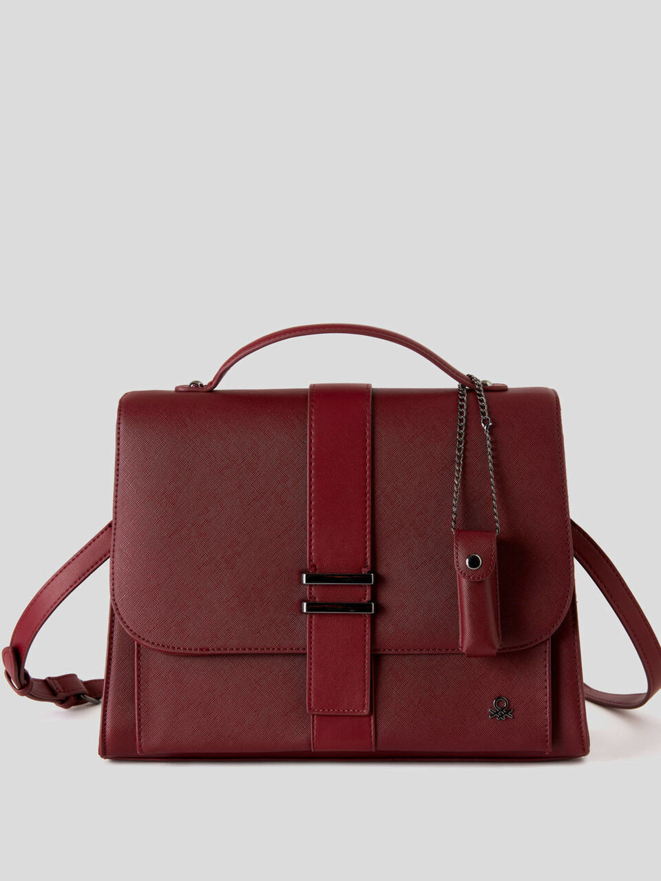 Bolso maletín con charm image number 1