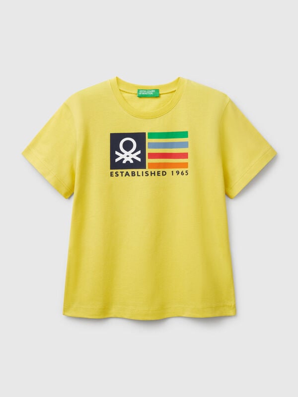 Camiseta con logotipo estampado Niño
