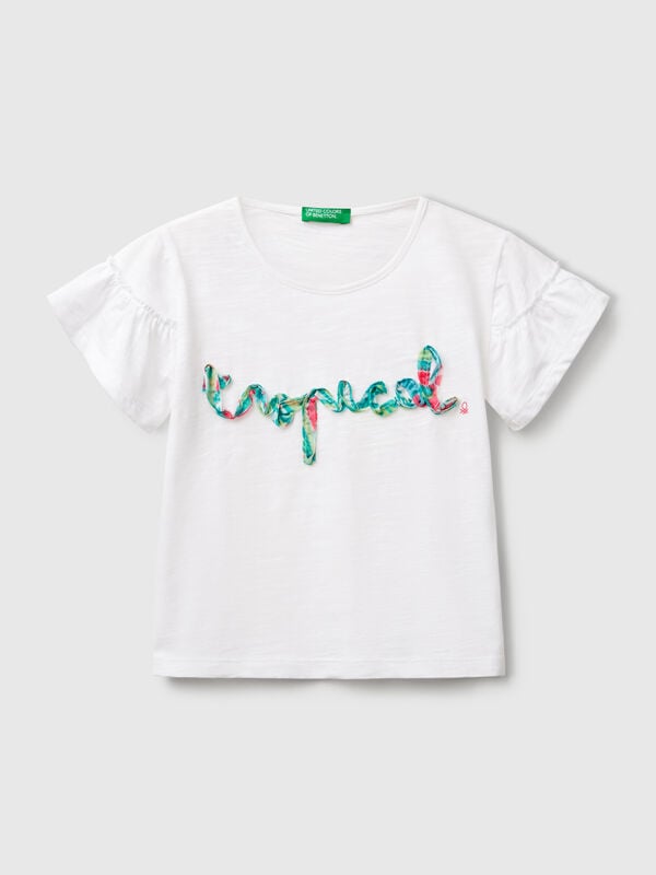 Camiseta con aplicación Niña