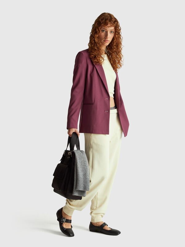 Pantalones deportivos de algodón puro Mujer