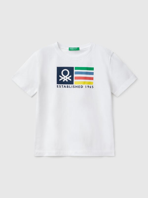 Camiseta con logotipo estampado Niño