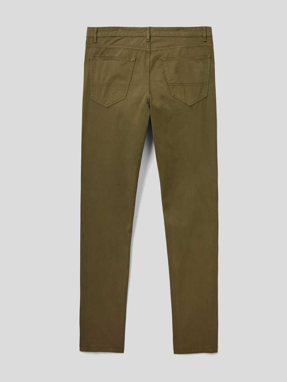 Pantalones de cinco bolsillos en algodón elástico image number 2