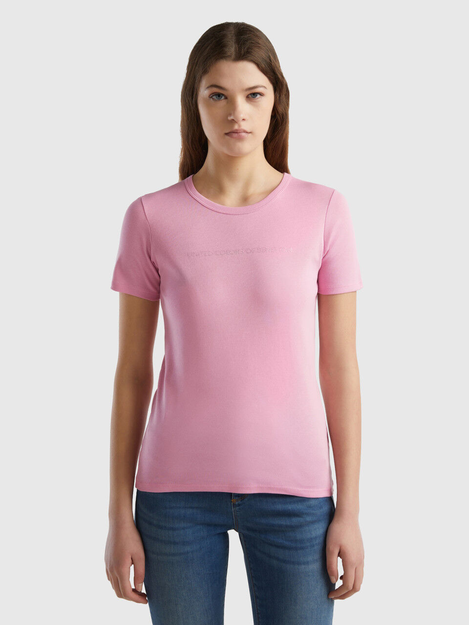 Benetton camiseta deals básica mujer