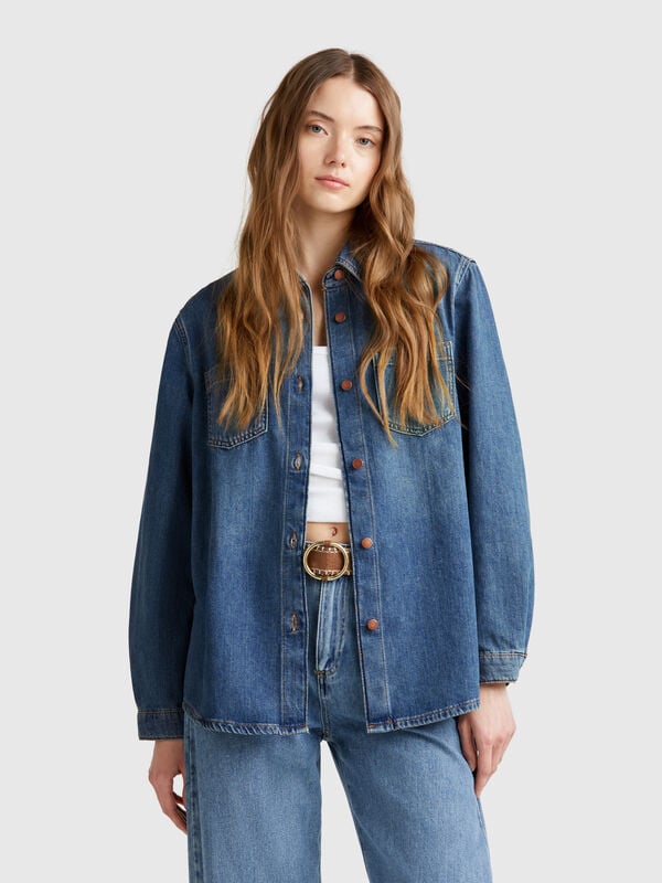 Sobrecamisa vaquera Mujer