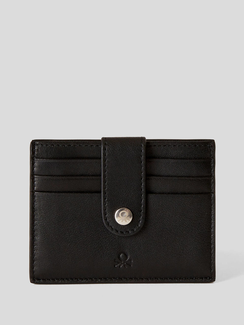 Cartera compacta de piel auténtica image number 1