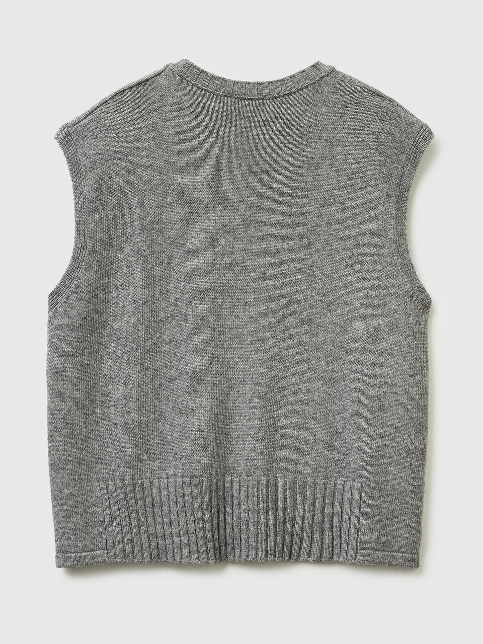 SLEEVELESS SWEATER Mujer image number 2