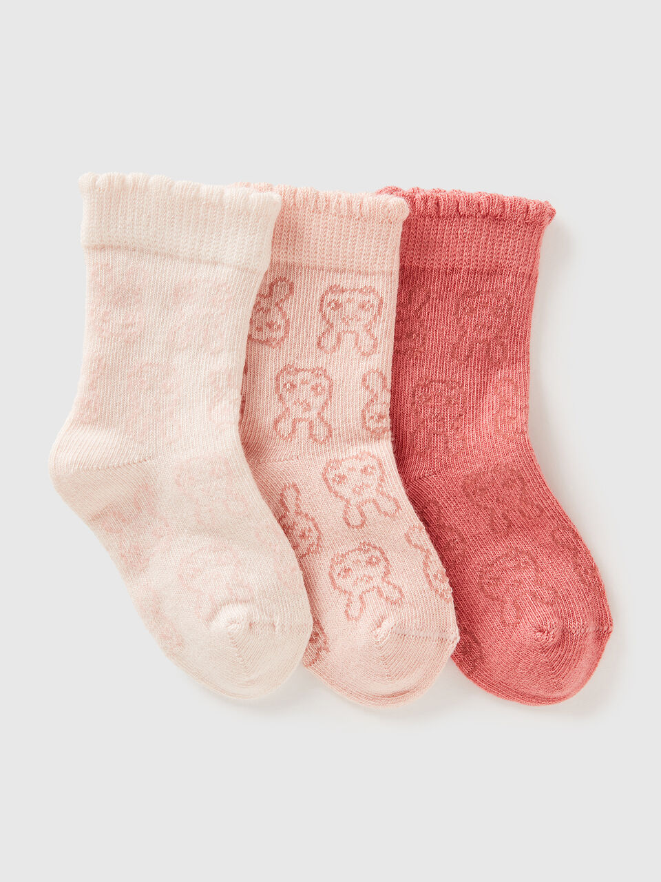 KNITTED SOCKS 3 PAIR Recién nacidos image number 1
