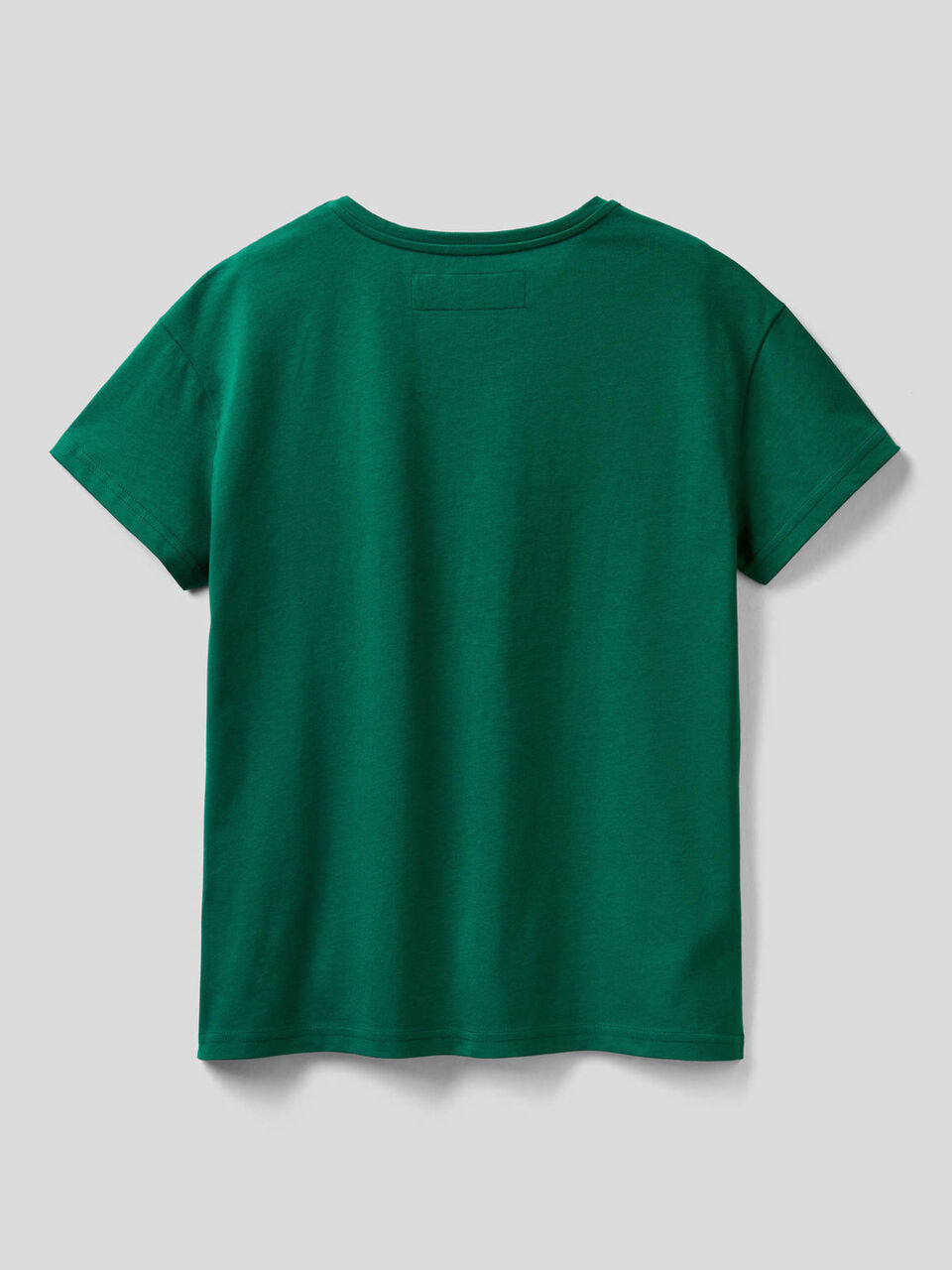 Camiseta de 100 % algodón orgánico con estampado de logotipo image number 2