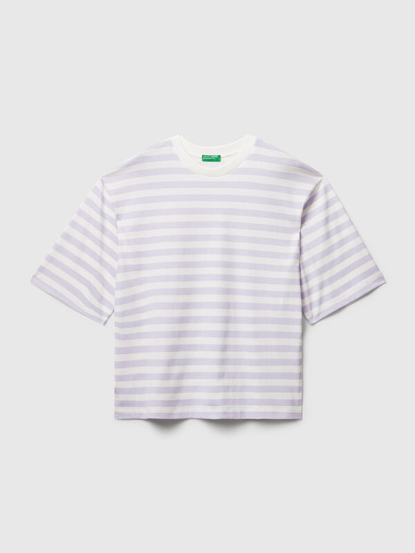 Camiseta de rayas de gran tamaño Mujer