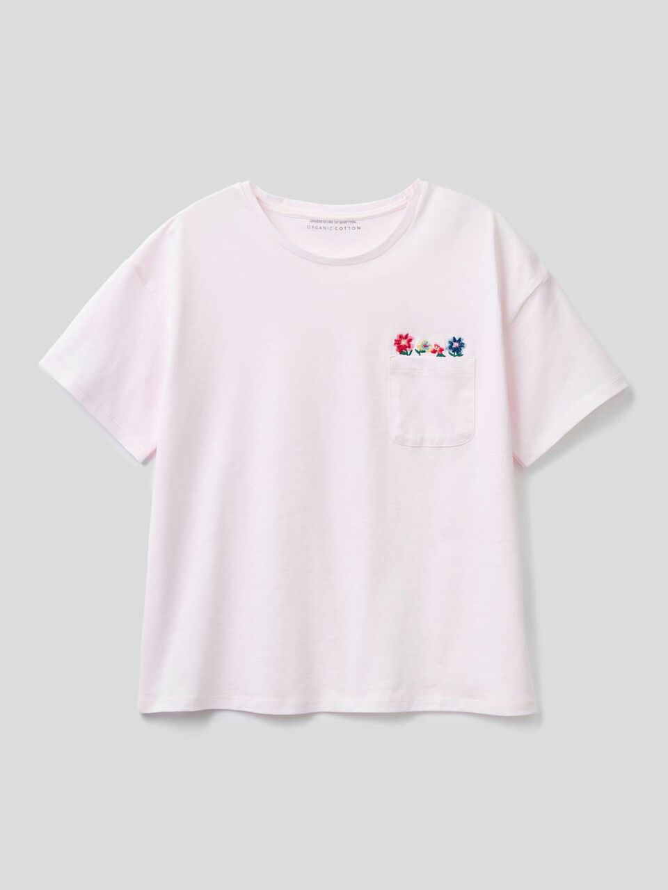 Camiseta de 100 % algodón con bolsillo image number 1