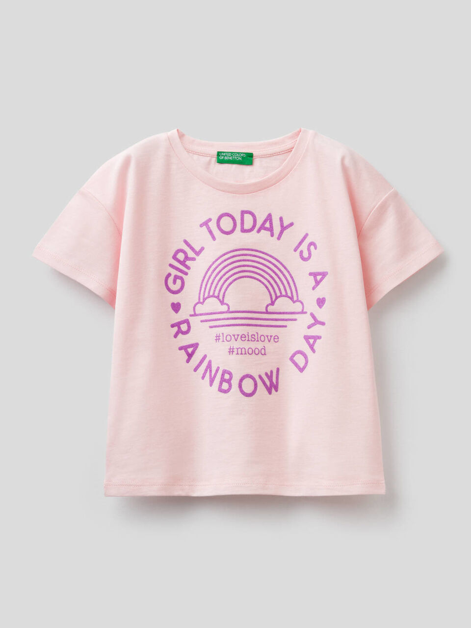 Camiseta boxy de algodón puro image number 1