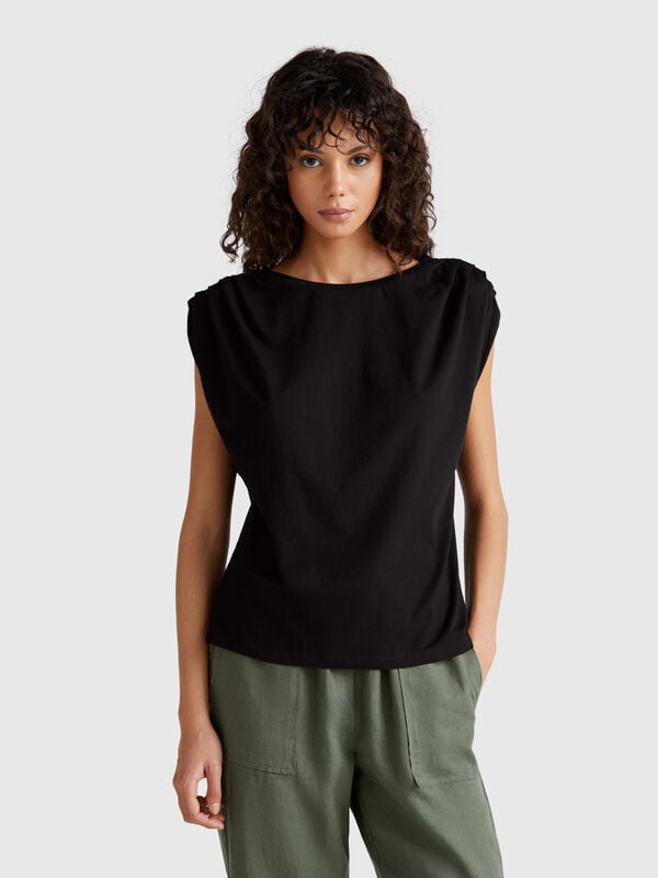 Camiseta sin mangas recta Mujer