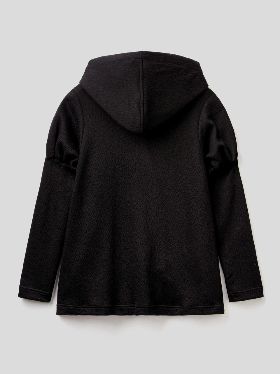 Sudadera con capucha y manga fruncida image number 2