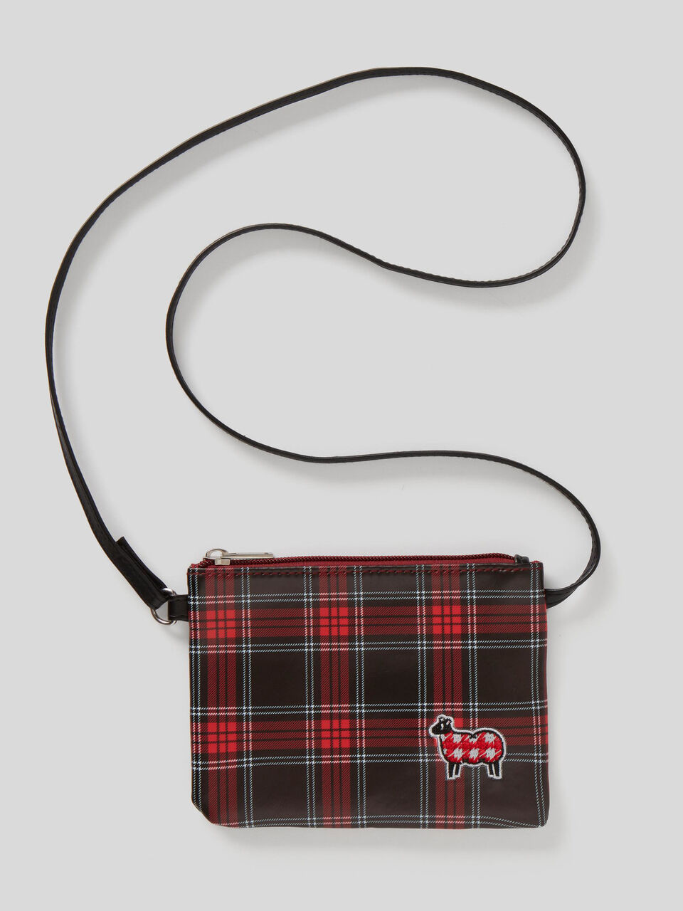 Bolso de tartán con bandolera image number 1