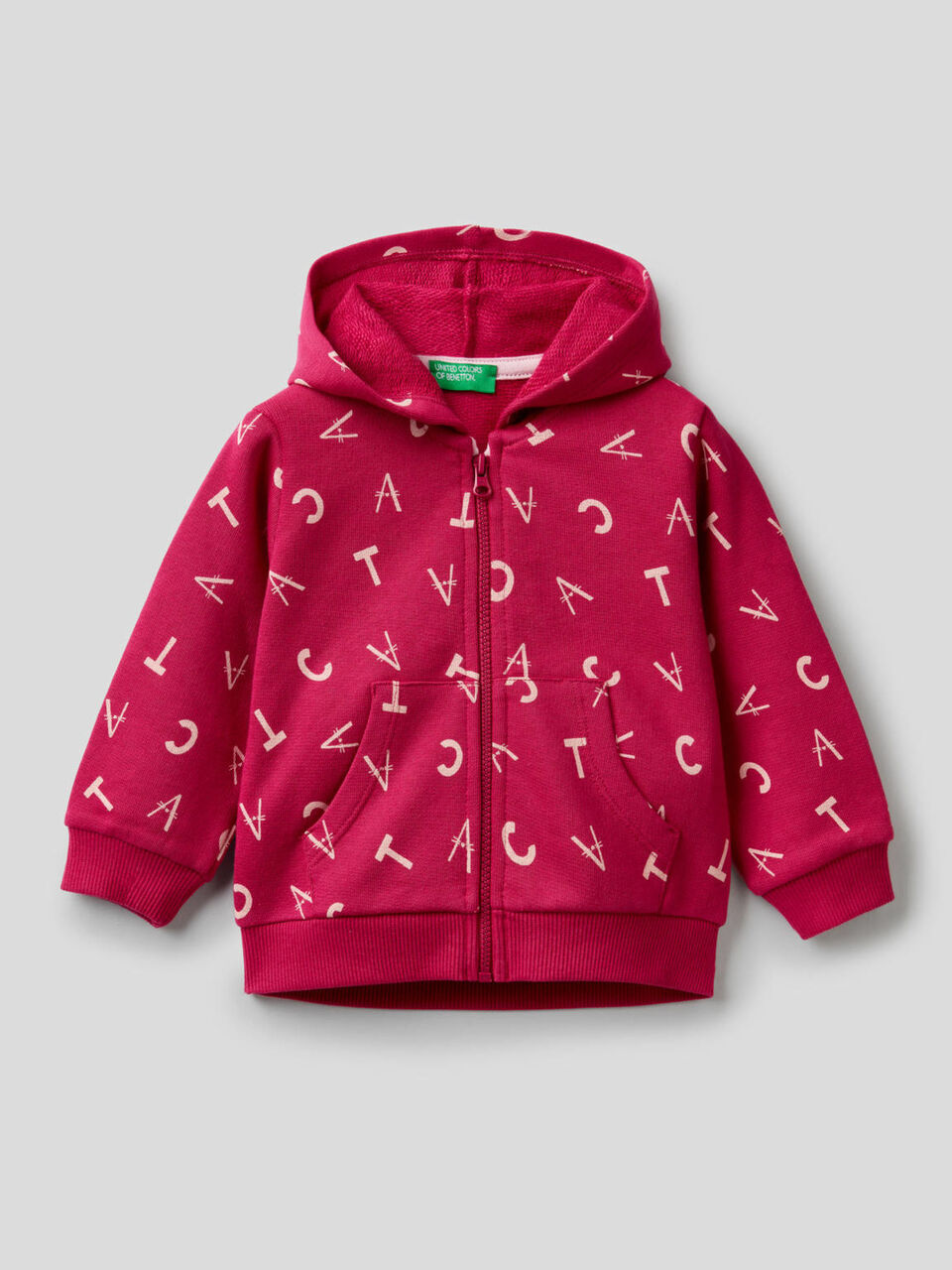 Sudadera estampada con capucha image number 1