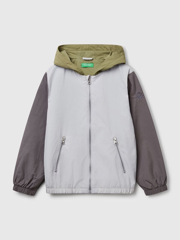Chaqueta de nailon con capucha Niño