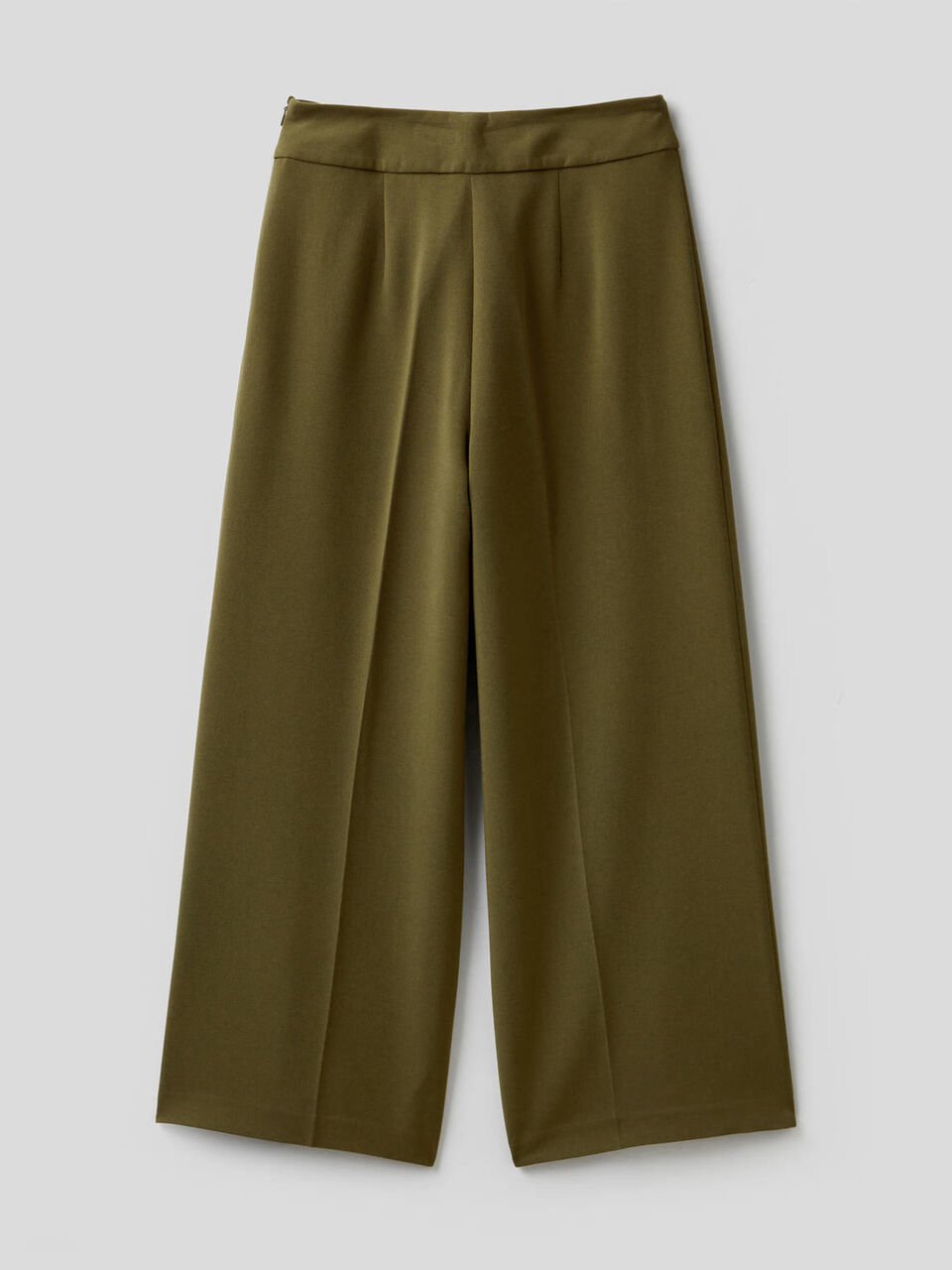 Pantalón cropped de pernera amplia image number 2