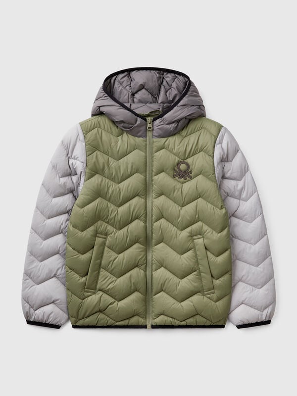 Chaqueta acolchada con capucha Niño