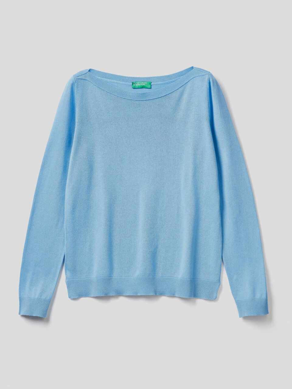 Jersey con escote barco image number 1