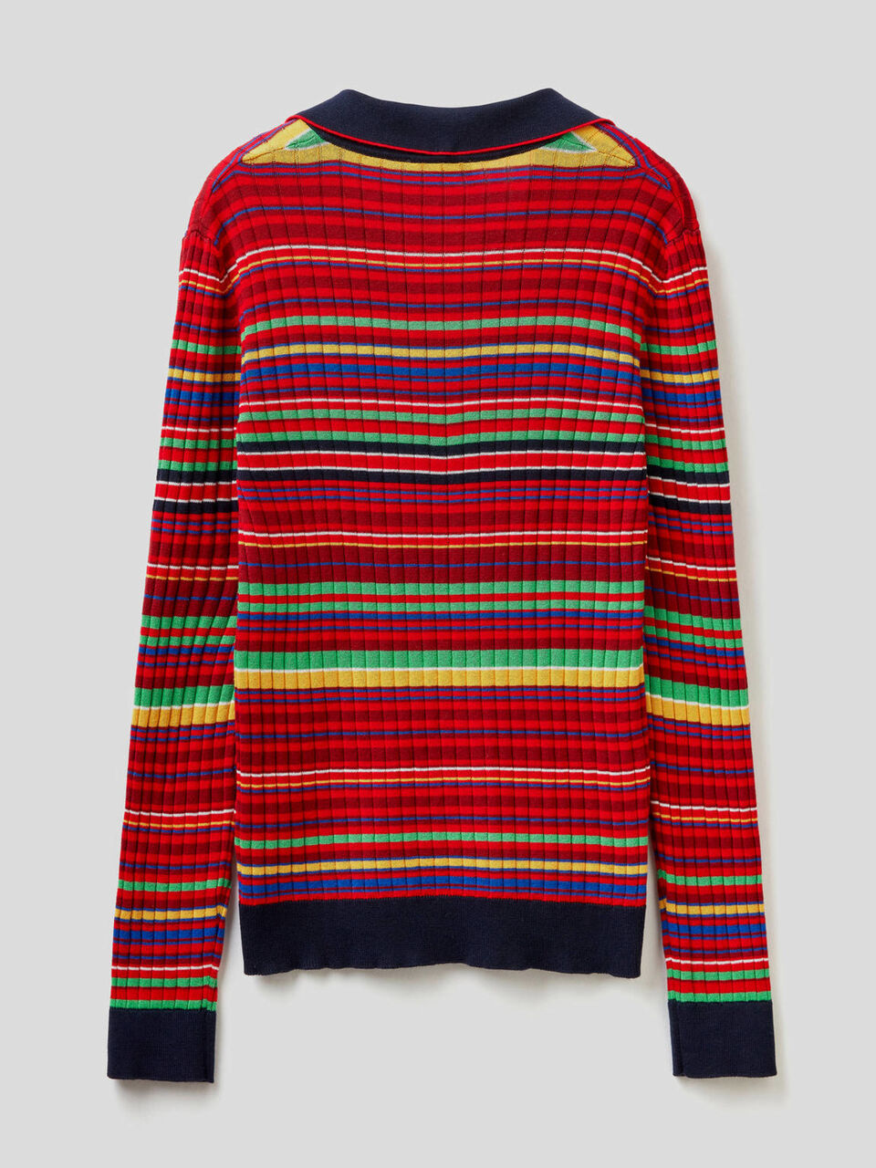 Polo multicolor en 100% algodón tricot image number 2