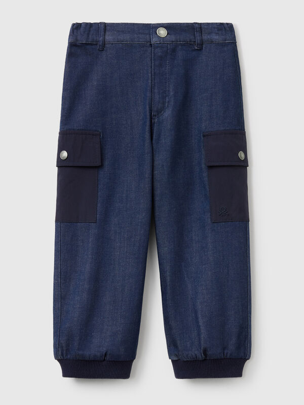 Joggers cargo de mezclilla Niño