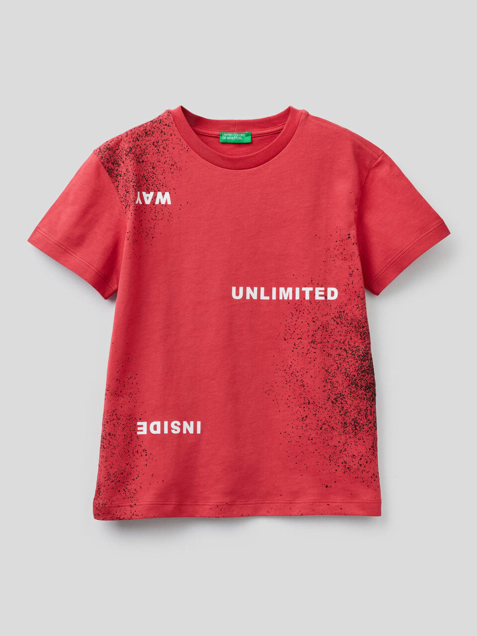 Camiseta con estampado de efecto espray image number null