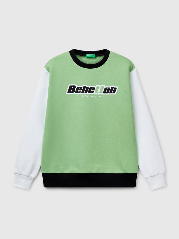 Sudadera de 100 % algodón con estampado Niño