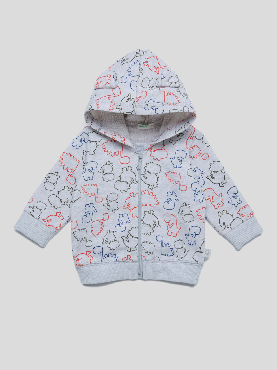 Sudadera estampada con capucha image number 1