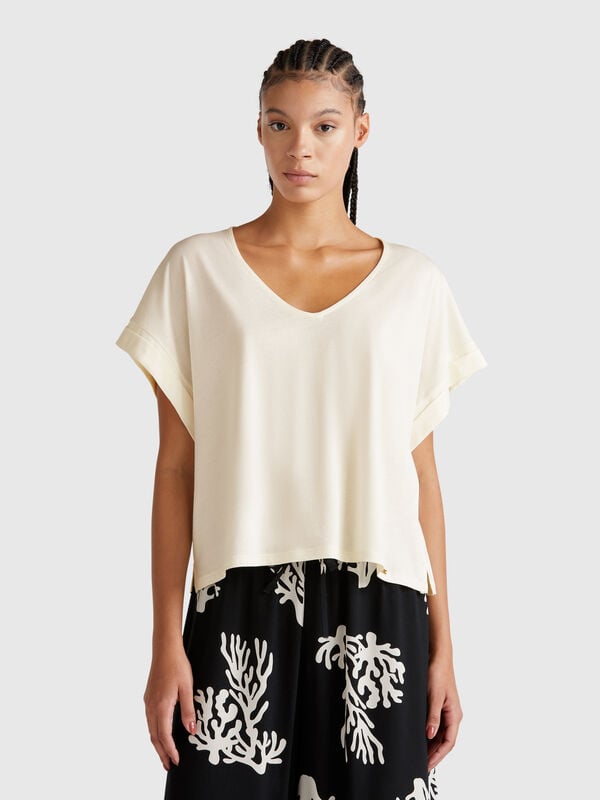 Camiseta de corte cuadrado Mujer