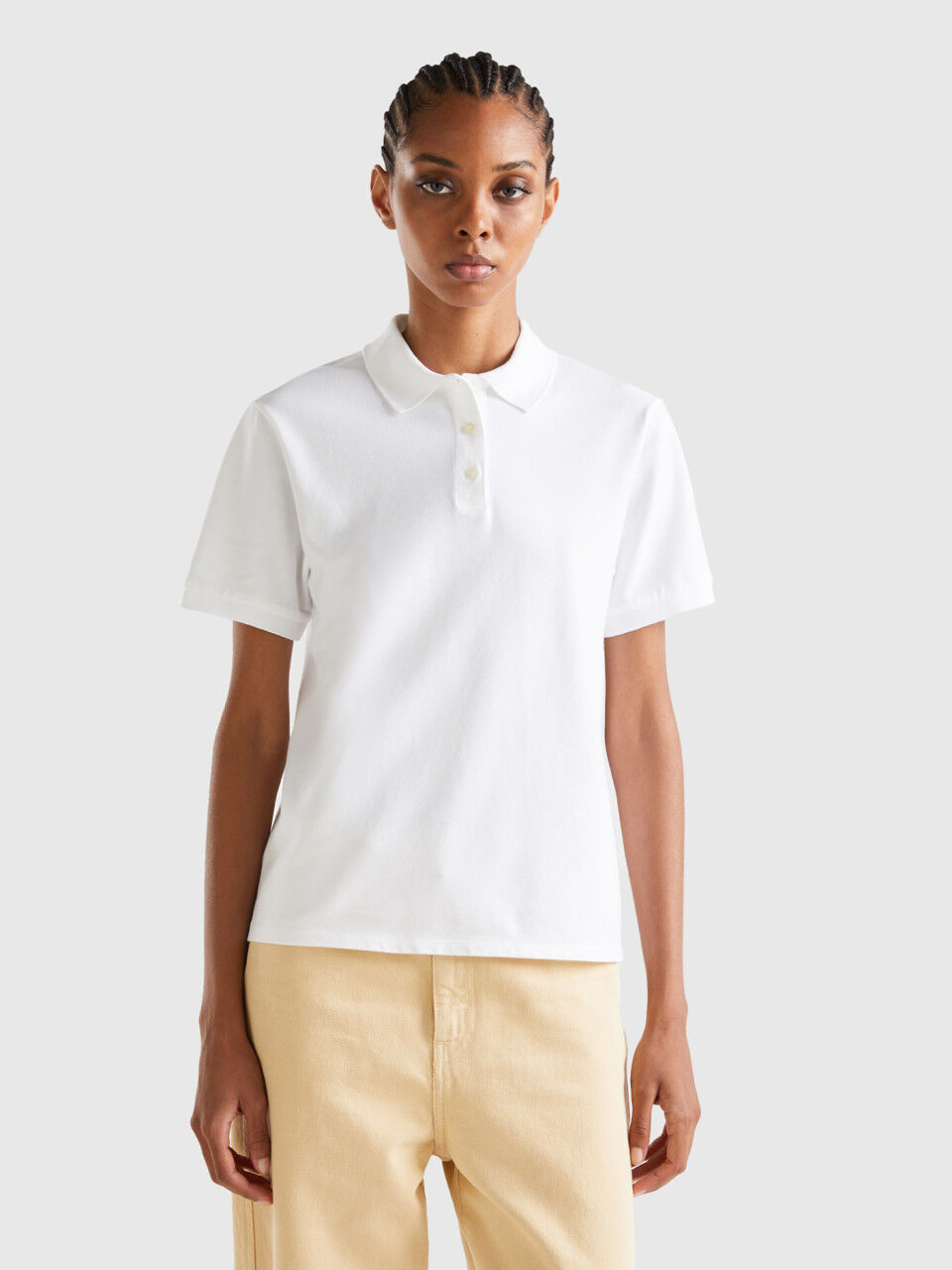 Polos best sale blancos mujer