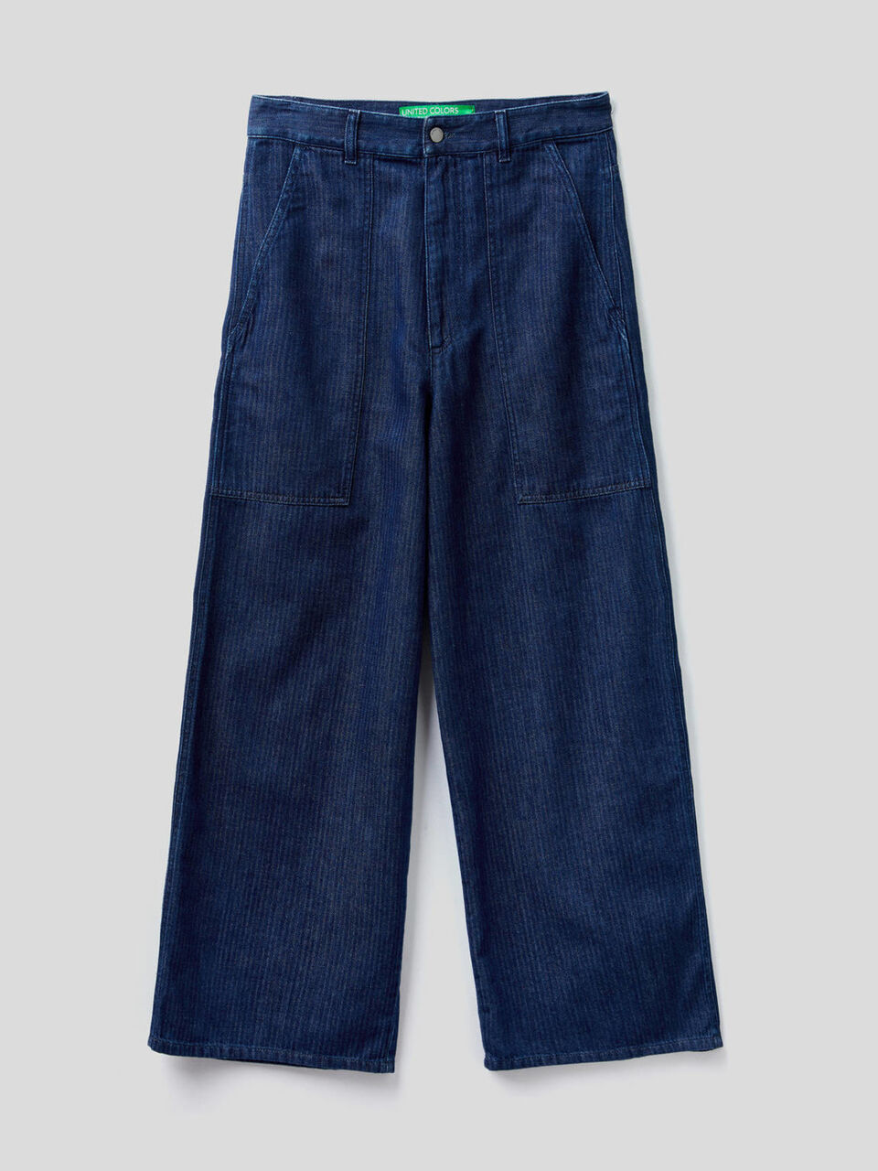 Pantalón loose fit vaquero de espiga image number 1