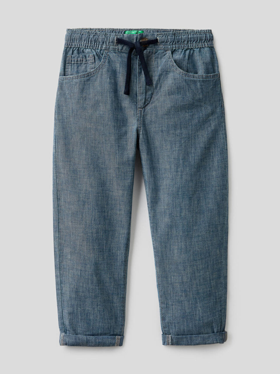 Pantalón de cambray de 100% algodón orgánico image number 1