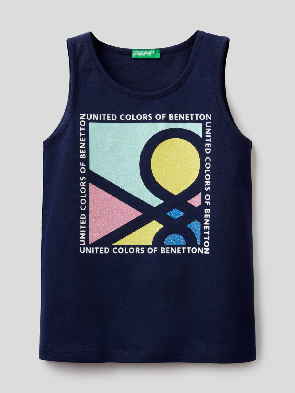 Camiseta con estampado de glitter image number 1