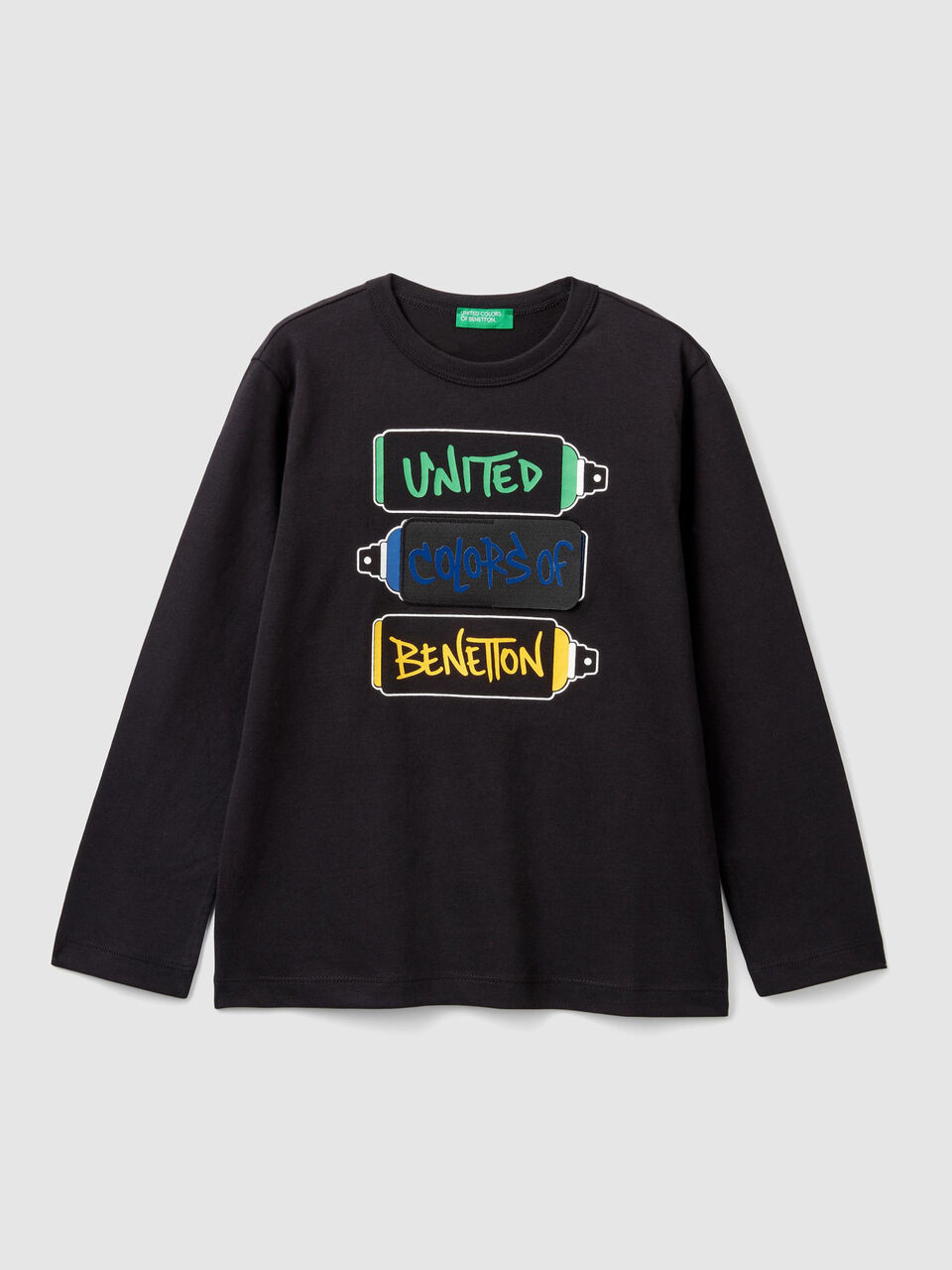 Camiseta con parche de velcro image number 1
