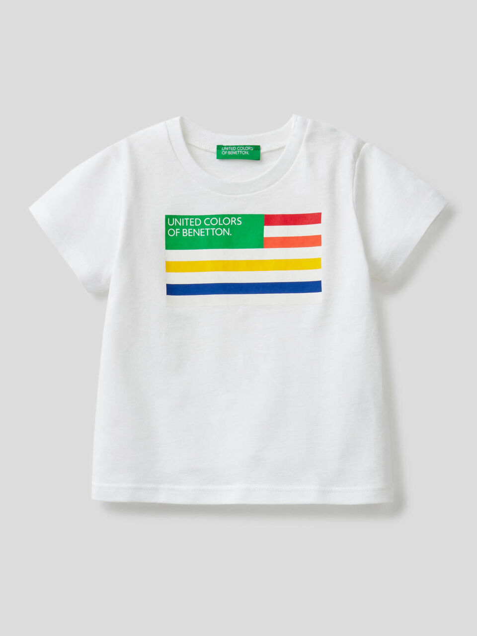 Camiseta de algodón orgánico con estampado de logotipo image number 1