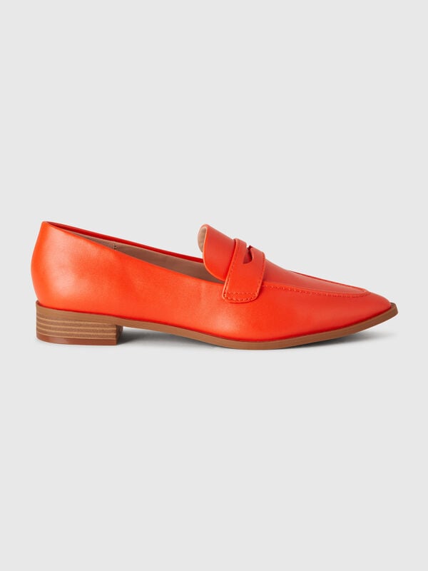 Mocasines en tejido revestido Mujer