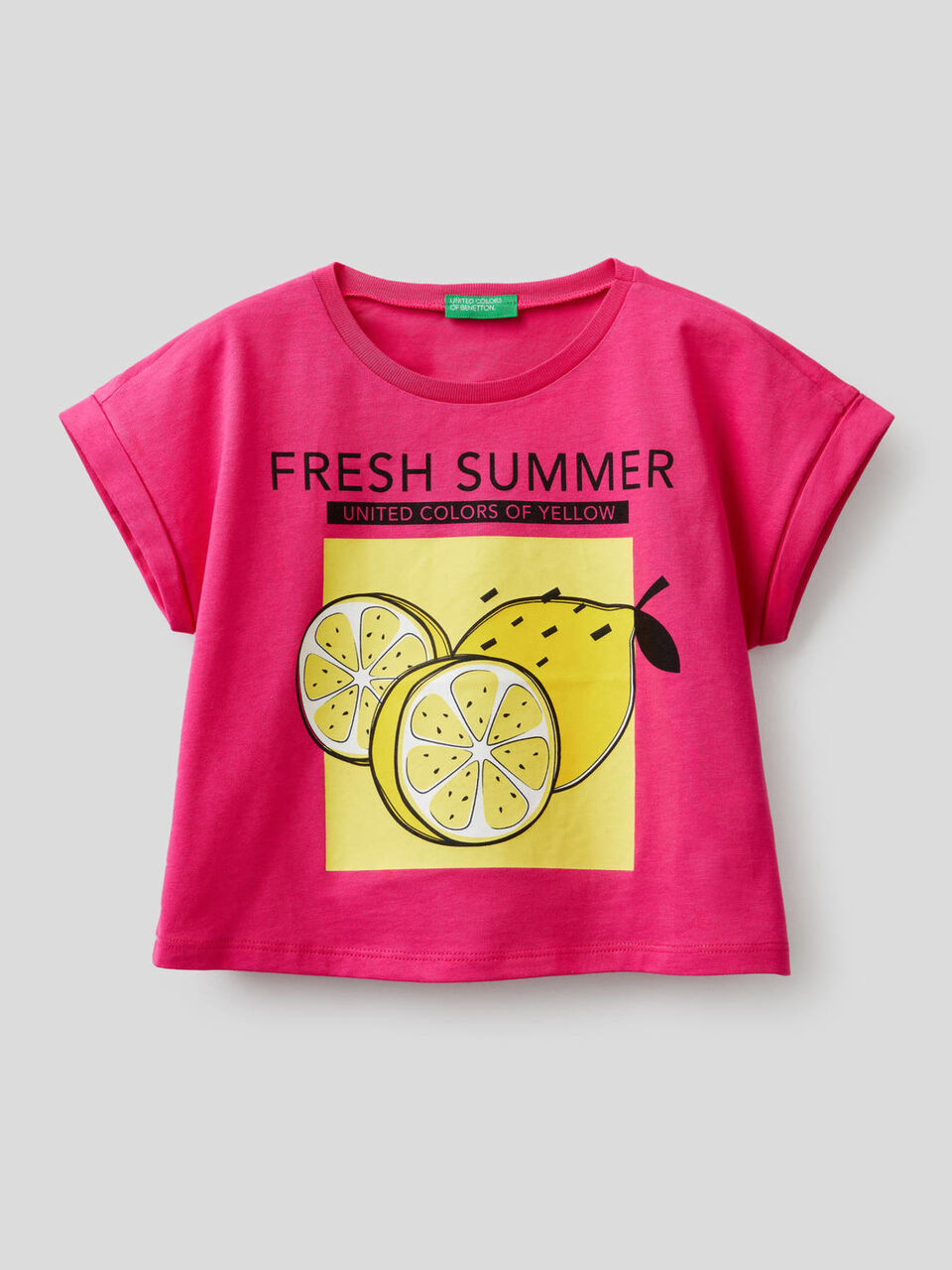 Camiseta boxy con estampado image number 1