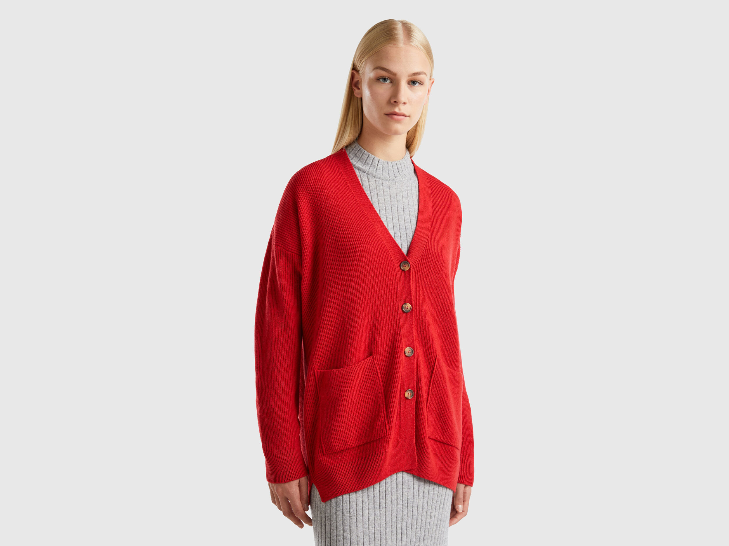 Benetton cardigan deals lana